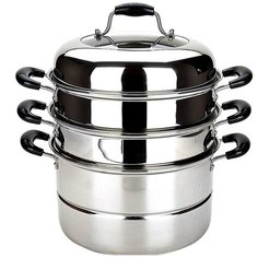 Мантоварка MAYER & BOCH MB-3441, 13 л, серебристый/черный