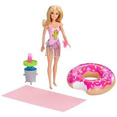 Кукла Barbie Вечеринка в бассейне Блондинка, 29 см, GHT20