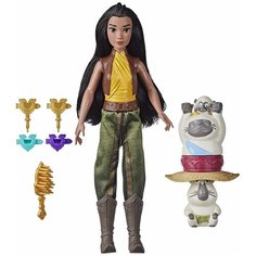 Кукла Disney Райя и последний дракон, модная с аксессуарами Hasbro