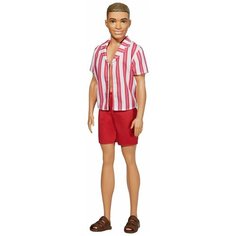 Кукла Кен Barbie 60th Anniversary Полосатая рубашка Mattel