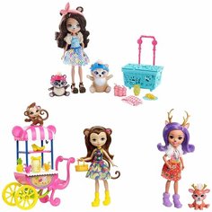 Набор кукол 3 куклы Enchantimals Пикник в парке Mattel