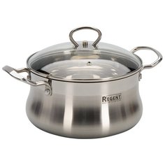 Кастрюля REGENT inox Bella, 3.5 л, серебристый