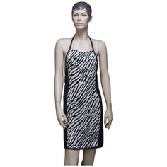 Фартук для мастеров DEWAL Зебра черный