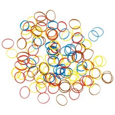 Резинка DEWAL mix mini RES035 100 шт. желтый/красный/синий