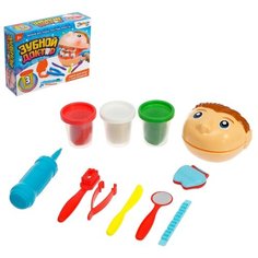 ЭВРИКИ Набор для игры с пластилином "Зубной доктор", SL-01798 4439704