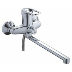 Смеситель LEDEME L2228-B для ванны с длинным изливом 300 мм.