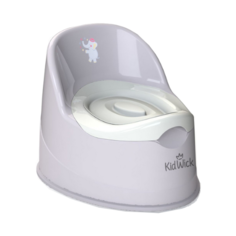 Горшок Kidwick "Гигант" (серый/темно-серый/белый с крышкой)