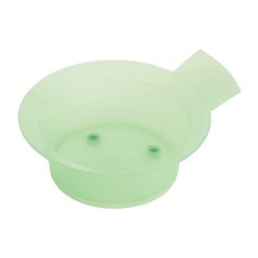 Чаша для краски DEWAL, зеленая, с ручкой, с резинкой на дне 300 мл DEWAL MR-JPP052F