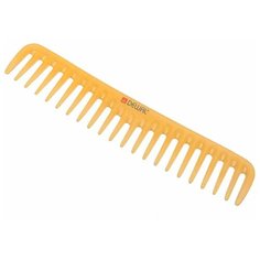 Расческа DEWAL PROSUN редкозубая, антистатик, желтая 19 см DEWAL MR-CO-6024-SO