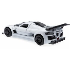 Детская игрушечная коллекционная металическая модель машинки игрушки Kinsmart "2010 Gumpert Apollo Sport" (металлическая, инерционная) белый 1:36