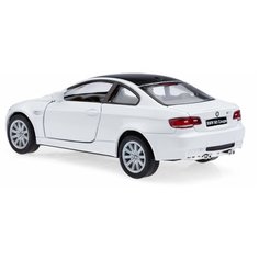 Детская игрушечная коллекционная металическая модель машинки игрушки Kinsmart "BMW M3 купе" (металлическая, инерционная) белый 1:36