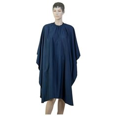 Парикмахерский пеньюар DEWAL Матовый deep blue