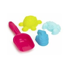 1126LAМИКС Песочный набор Little Angel "Лагуна" (совочек, 3 формочки)