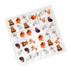 Дидактические игры и материалы. Головоломка "Найди ряд", лесные жители, П 200 5036926 Лесная мастерская