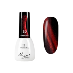 Гель-лак для ногтей TNL Professional Magnet effect 3D, 7 мл, №08