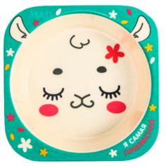 Миска из бамбука "Лама" Mum&Baby