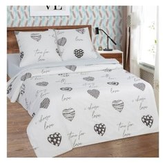 Постельное белье/Про любовь (Поплин-De Luxe)/АртПостель/Евро