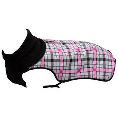 Попона согревающая SCRUFFS "Thermal", серо-розовый квадрат, 40 см (Великобритания)