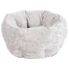 Лежак для животных SCRUFFS "Velvet", серебристый, 45см (Великобритания)