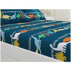 Простынь Сказка "Pangolin" 150х215 см 1,5-спальная