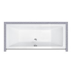 Карниз для ванной Besco Quadro 180x80 Прямой Good Home Shop