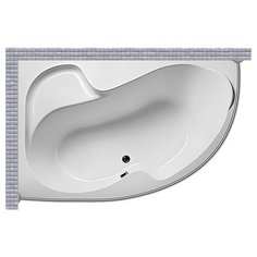 Карниз для ванной 1MarKa Aura 150x105 Асимметричный Good Home Shop