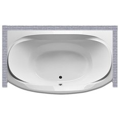 Карниз для ванной 1MarKa Sirakusa 190x120 Полукруглый, дуга Good Home Shop