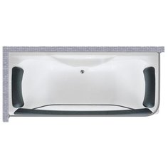 Карниз для ванной 1MarKa Dolce Vita 180x70 Г-образный, угловой Good Home Shop