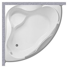 Карниз для ванной 1MarKa Grand Luxe 155x155 Полукруглый, дуга Good Home Shop