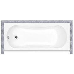 Карниз для ванной Besco Aria Plus 170x70 Прямой Good Home Shop