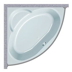 Карниз для ванной Kolpa-San Royal 130x130 Полукруглый, дуга Good Home Shop