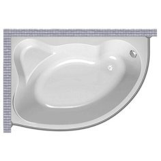 Карниз для ванной Kolpa-San Amadis 160x100 Асимметричный Good Home Shop