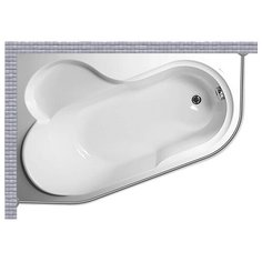 Карниз для ванной Vagnerplast Selena 147x100 Асимметричный Good Home Shop