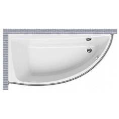 Карниз для ванной Cersanit Nano 150x75 Асимметричный Good Home Shop