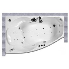 Карниз для ванной Triton бриз 150x96 Асимметричный Good Home Shop