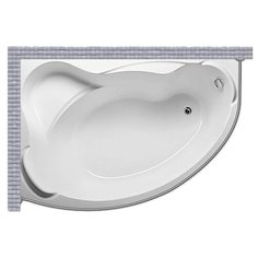 Карниз для ванной Aquavita Kataniya 160x100 Асимметричный Good Home Shop