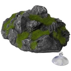 AQUA DELLA Декоративный камень для аквариума на присоске, 14x11.5x6.5см (Бельгия)
