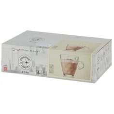 Bormioli Rocco DOTS Чашка для кофе 220 мл. прозрачн. (6/48/1344)