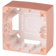 ЭРА 12-6101-14 ЭРА Коробка наклад. монтажа 1 пост, Эра12, медь (20/200/1200) ERA