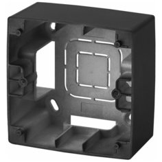 ЭРА 12-6101-05 ЭРА Коробка наклад. монтажа 1 пост, Эра12, антрацит (20/200/1200) ERA