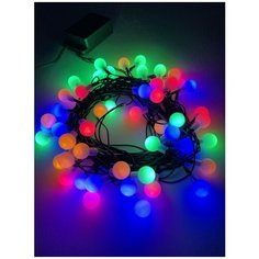ЭРА ENIN - 15BM ЭРА Гирлянда LED Нить Шарики d15мм, 5 м мультиколор, 220V, (36/756) ERA