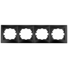 Intro 1-504-05 Intro Рамка на 4 поста гор., СУ, Plano, антрацит (14/140/2100)