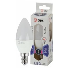 ЭРА LED B35-7W-860-E14 ЭРА (диод, свеча, 7Вт, хол, E14) (10/100/3500) ERA