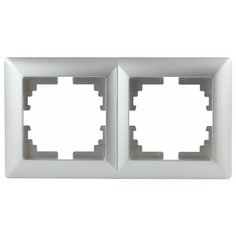 Intro 4-502-03 Intro Рамка на 2 поста, СУ, Solo, алюминий (20/400/3200)