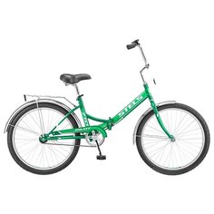 Городской велосипед STELS Pilot 710 24 Z010 (2018) зеленый 16" (требует финальной сборки)