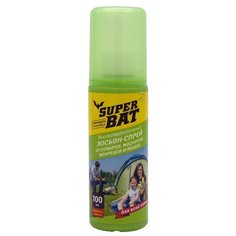 SuperBAT Лосьон-спрей от комаров 100 мл