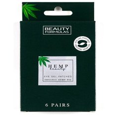Патчи под глаза гидрогелевые с конопляным маслом 6 пар Beauty Formulas