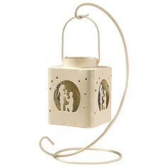 Подсвечник металл 1 свеча "Предложение" белый 23х10х10 см 2490243 Сима ленд