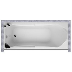 Карниз для ванной Akrilan Glamour Rio del Oro 160x70 Прямой Good Home Shop