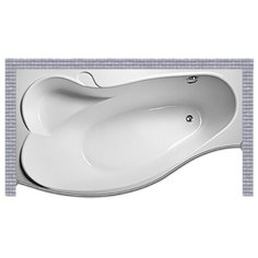 Карниз для ванной 1MarKa Gracia 160x95 Асимметричный Good Home Shop